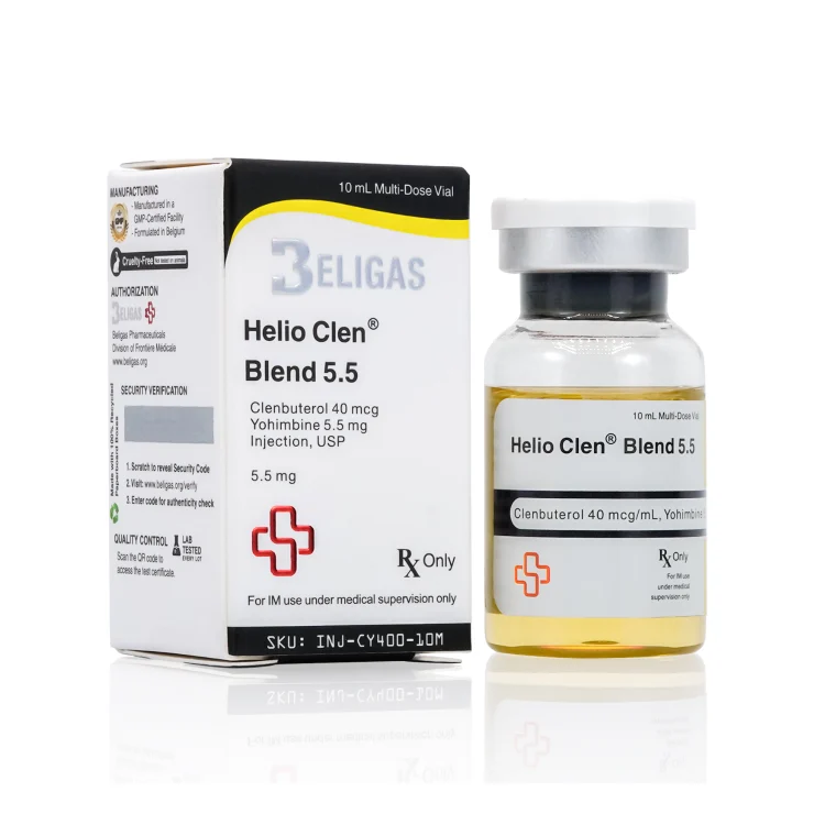 Helio Clen Blend 5.5 (Clenbuterol 40 mcg, Yohimbine 5.5 mg) - Enhancеd Enеrgy and Endurancе Helio Clen Blend 5.5 (Clenbuterol 40 mcg, Yohimbine 5.5 mg)